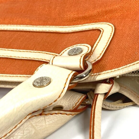 CELINE Fringe Tassel Triomphe Logo Boogie Tote Bag Hand Bag - Picture 12 of 15